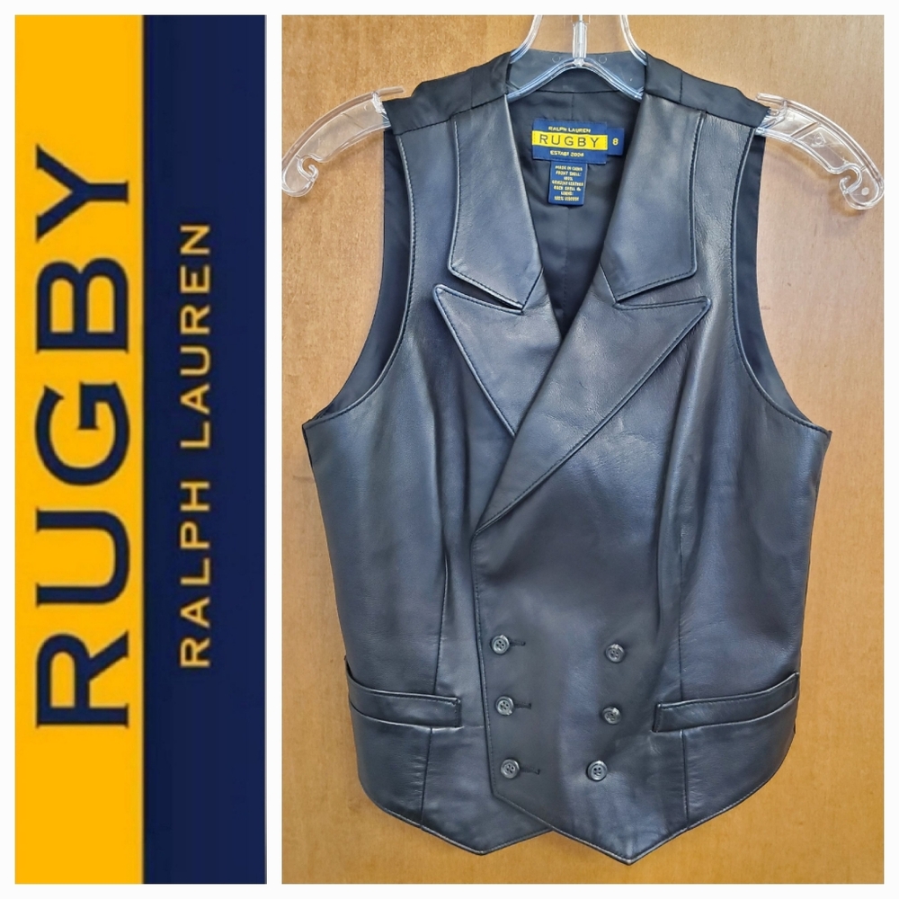 RUGBY🏈 RL Leather Vest